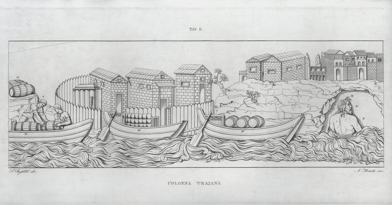 La Columna Trajana de Italian School