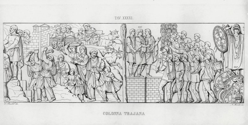 La Columna Trajana de Italian School