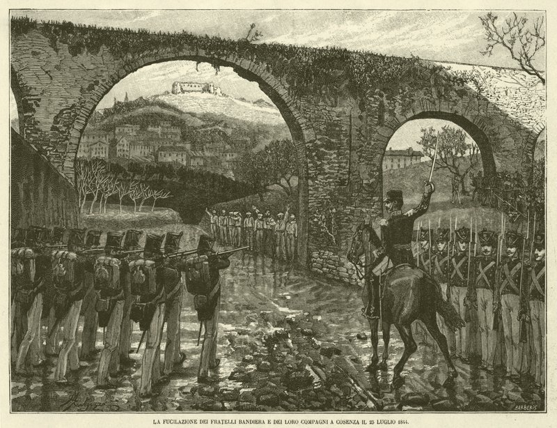 La Ejecución de los Hermanos Bandiera y Sus Compañeros en Cosenza el 25 de Julio de 1844 de Italian School