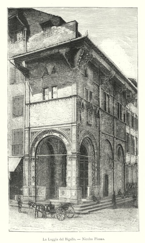 La Loggia del Bigallo, Nicolas Pisano de Italian School