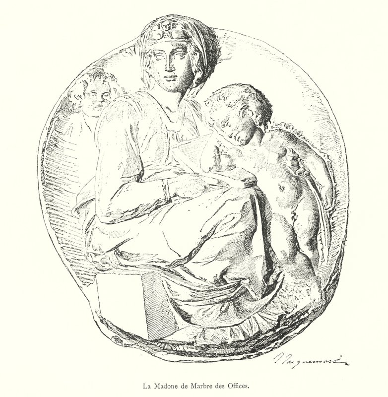 La Madonna de Mármol de los Uffizi de Italian School