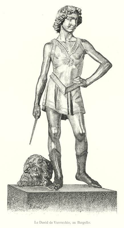 El David de Verrocchio, en el Bargello de Italian School