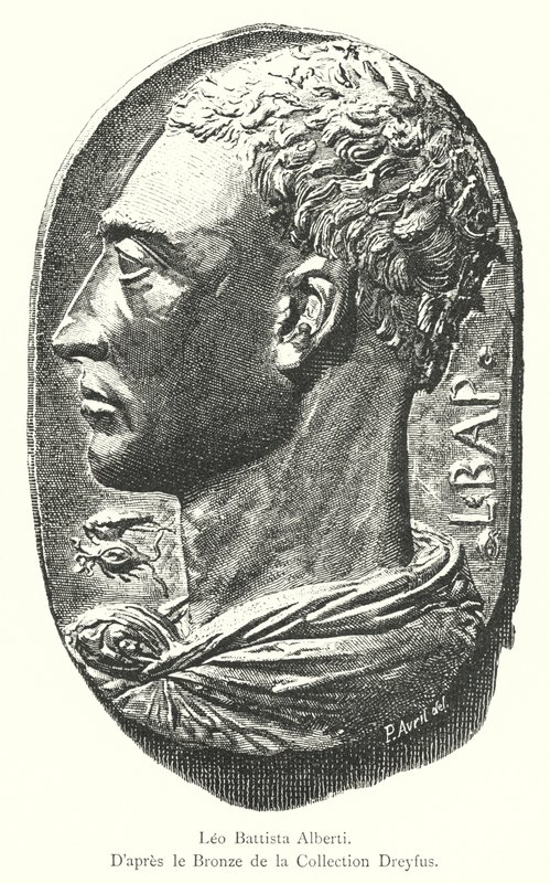 Leo Battista Alberti, Según el Bronce de la Colección Dreyfus (grabado) de Italian School