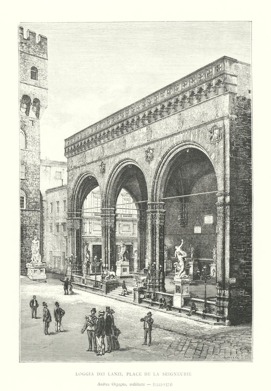 Loggia dei Lanzi, Place de la Seigneurie de Italian School