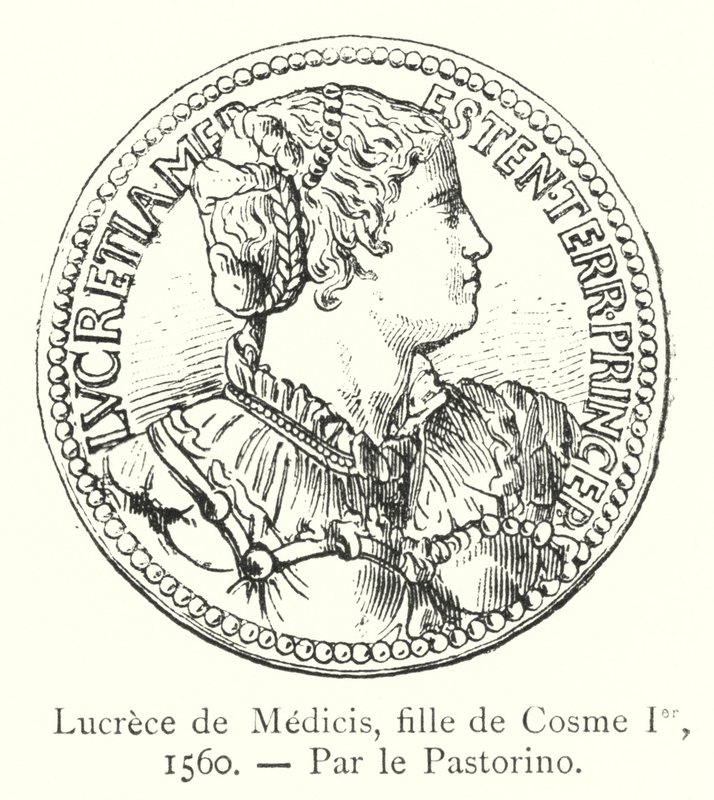 Lucrecia de Medicis, hija de Cosme I de Italian School