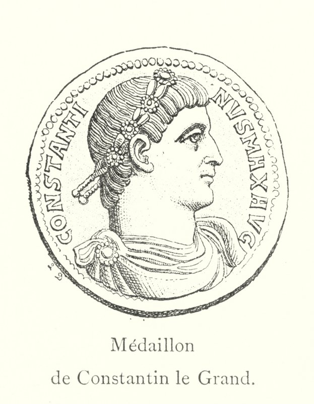 Medallón de Constantino el Grande de Italian School