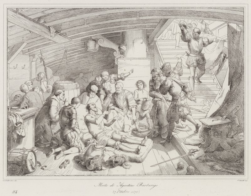 Muerte de Agostino Barbarigo de Italian School