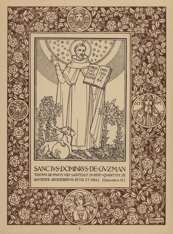 Página del folleto del Hotel San Domenico Palace, Taormina (litografía) de Italian School