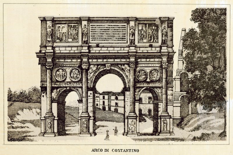 Roma: Arco de Constantino de Italian School