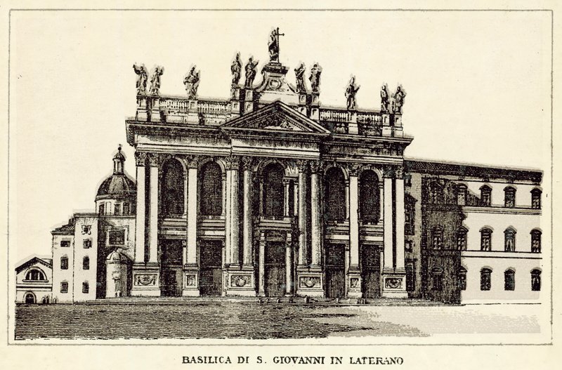 Roma: Basílica de San Juan de Letrán de Italian School