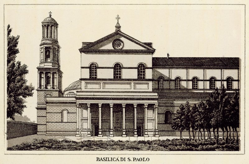 Roma: Basílica de San Pablo de Italian School