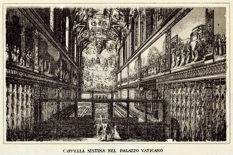 Roma: Capilla Sixtina en el Palacio Vaticano de Italian School