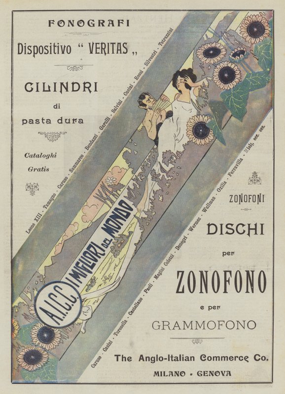 The Anglo-Italian Commerce Co (litografía en color) de Italian School