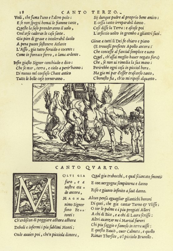 La Caída de Faetón de Italian School