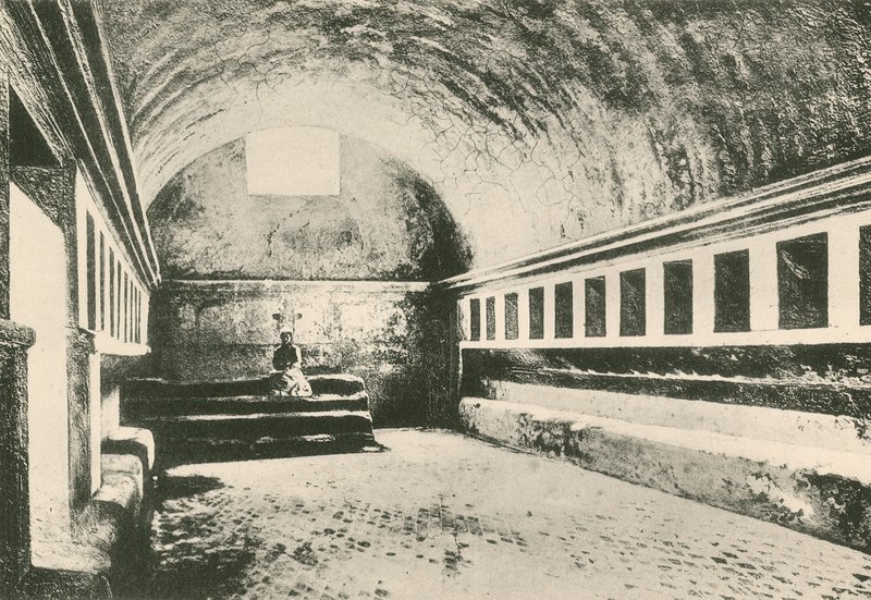 El frigidarium de mujeres en los baños de Estabia, como es de Italian School