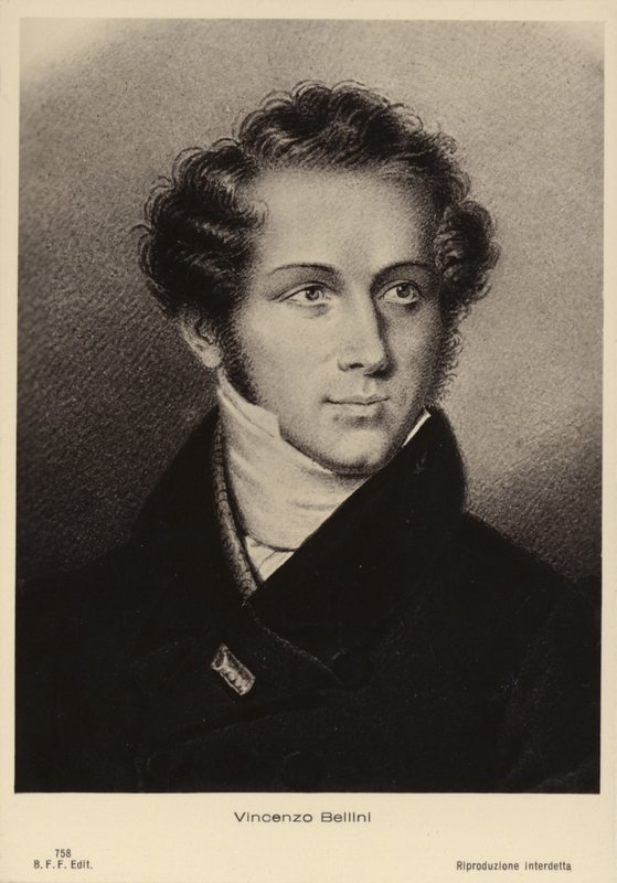 Vincenzo Bellini, compositor de ópera italiano (1801-1835) de Italian School