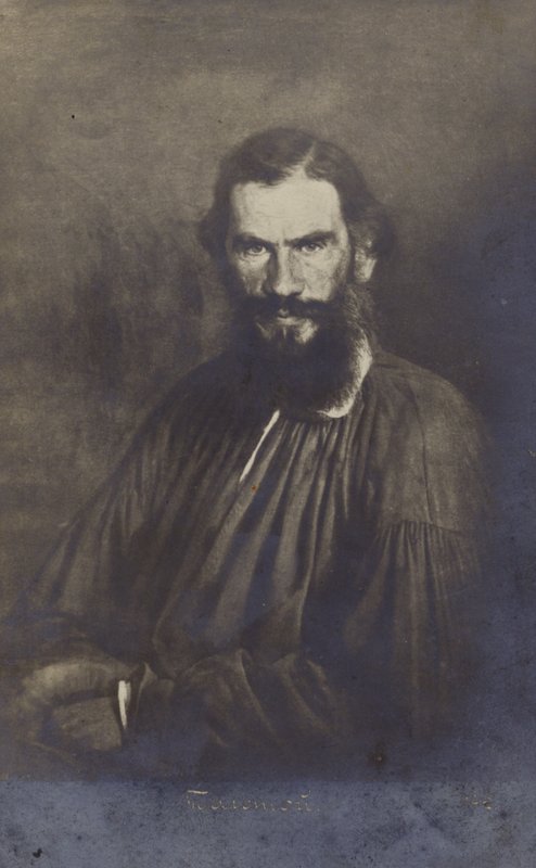 León Tolstói, novelista ruso de Ivan Nikolaevich Kramskoy