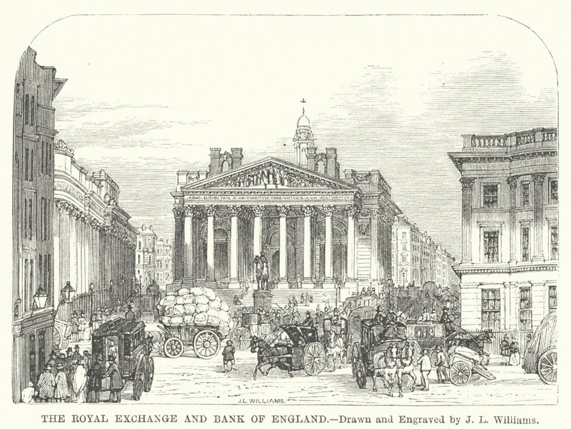 La Bolsa Real y el Banco de Inglaterra de J.L. (after) Williams