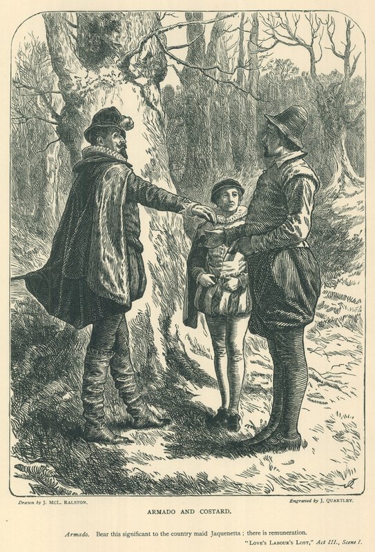 Ilustración para Trabajos de amor perdidos de J.M.L. Ralston
