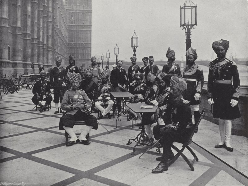 Representantes Indios en la Coronación del Rey Eduardo de J. Benjamin Stone