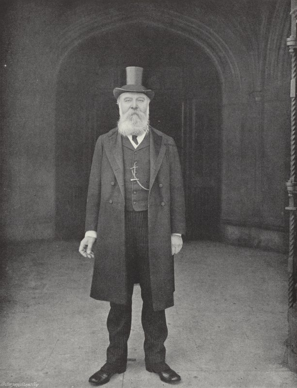 Sir Edwin Durning-Lawrence, Bart (foto en blanco y negro) de J. Benjamin Stone