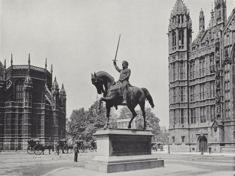 Estatua de Ricardo I de J. Benjamin Stone