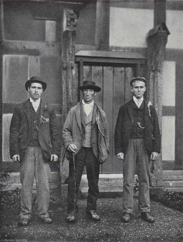 Stratford-on-Avon Mop, esperando ser contratado de J. Benjamin Stone