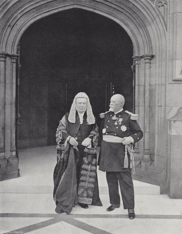 El Conde de Halsbury y el Almirante Leygue de J. Benjamin Stone