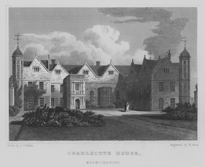 Charlecote House, Warwickshire de John Preston Neale