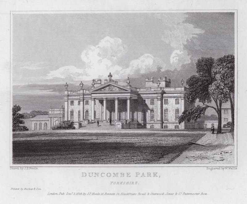 Parque Duncombe, Yorkshire de John Preston Neale