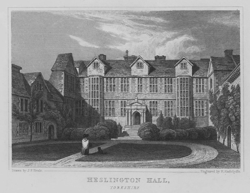 Heslington Hall, Yorkshire de John Preston Neale