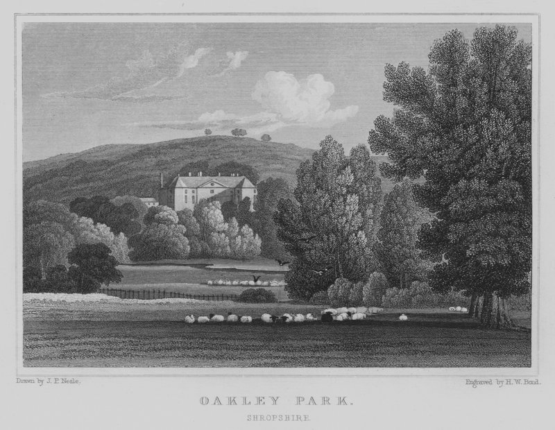 Oakley Park, Shropshire de John Preston Neale