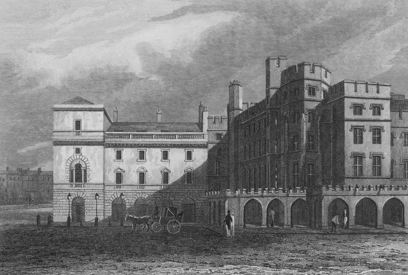 Las Casas de los Lores y los Comunes (grabado) de John Preston Neale