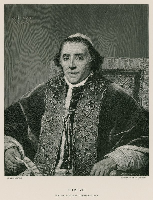 Papa Pío VII de Jacques Louis David