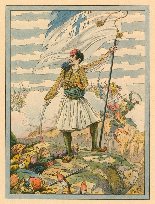 Grecia - Canción nacional de Jacques Marie Gaston Onfray de Breville (Job)