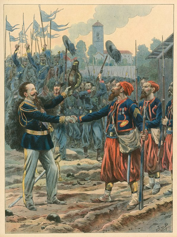 Italia - La Marcha Real de Jacques Marie Gaston Onfray de Breville (Job)