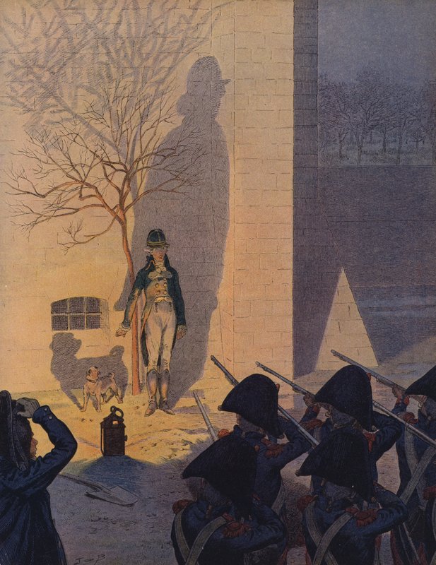 La ejecución de Louis Antoine de Jacques Marie Gaston Onfray de Breville (Job)