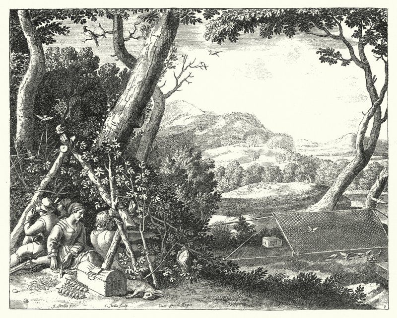 Cazando pájaros de Jacques Stella