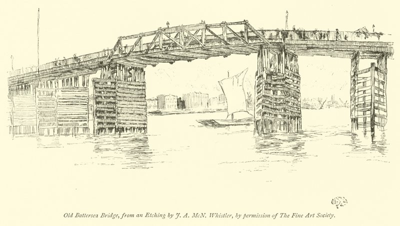 Puente Viejo de Battersea de James Abbott McNeill Whistler
