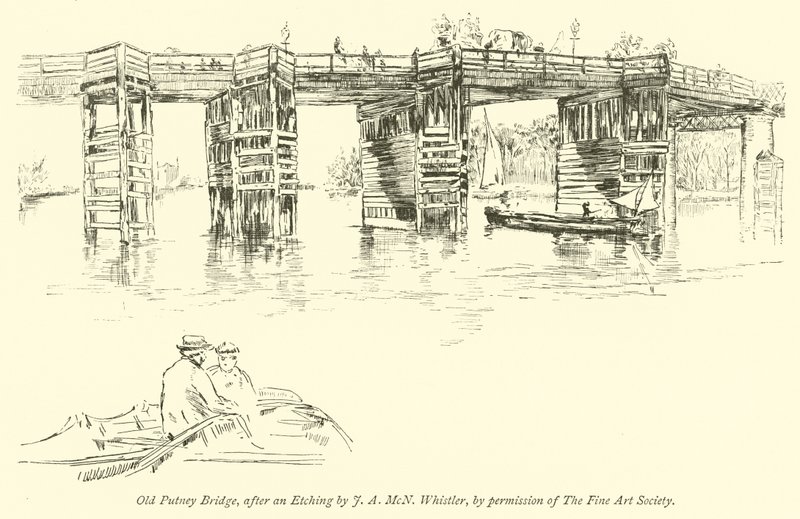 Viejo Puente de Putney de James Abbott McNeill Whistler