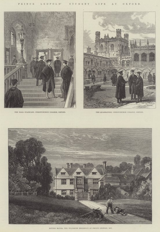 Vida Estudiantil del Príncipe Leopoldo en Oxford de James Burrell Smith