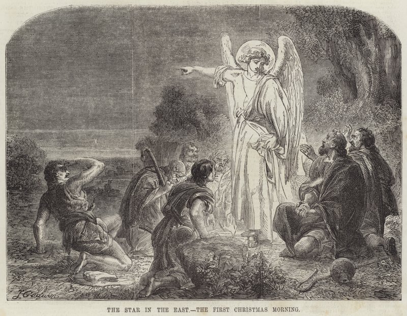 La estrella en el oriente, la primera mañana de Navidad de James Godwin