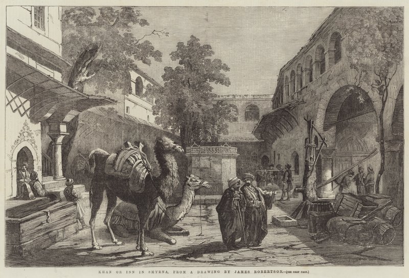 Khan o Posada en Esmirna de James Robertson