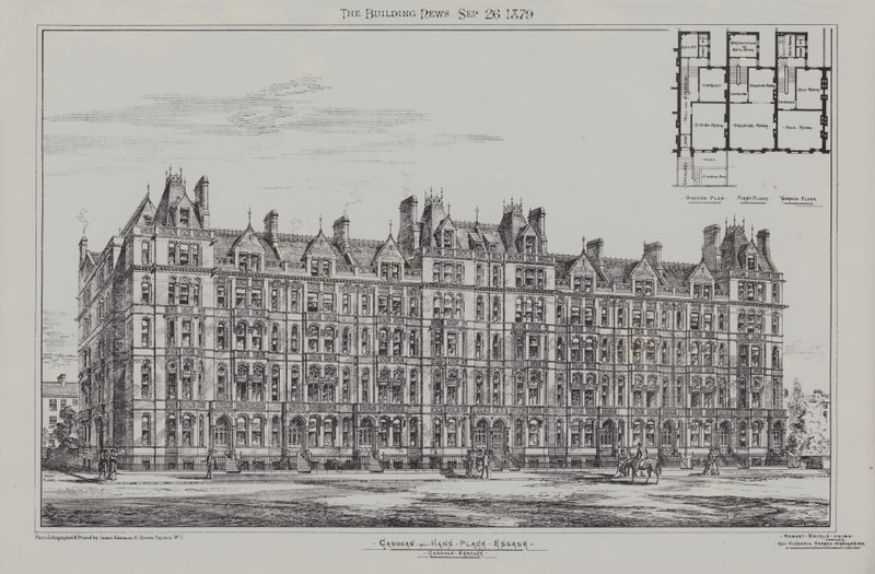 Cadogan Terrace, Cadogan y Hans Place Estate, Chelsea, 1879 de James Akerman