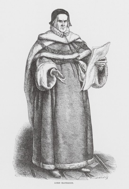 Lord Hategood (grabado) de James Dawson Watson