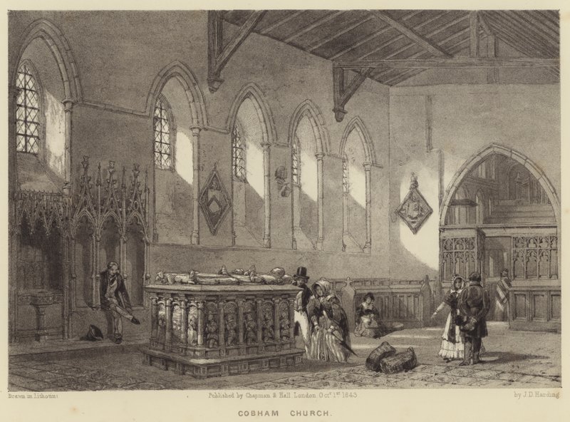 Iglesia de Cobham de James Duffield Harding