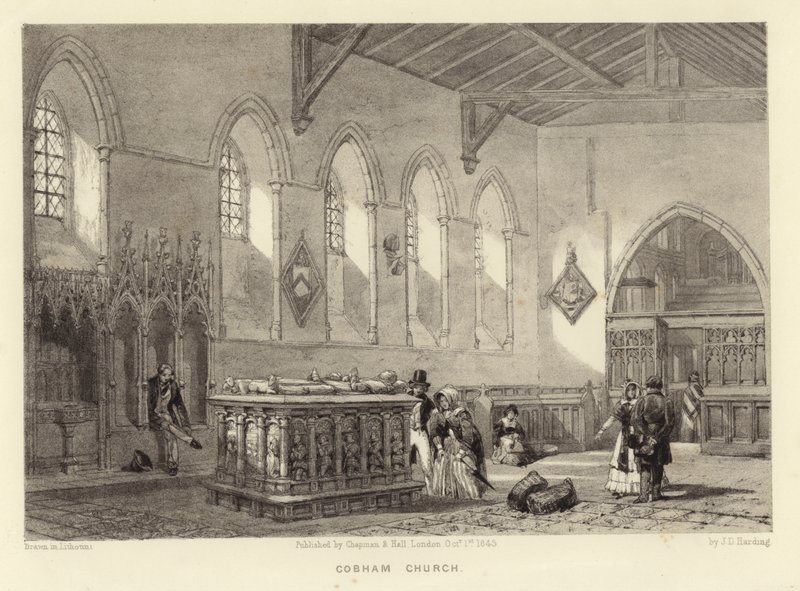 Iglesia de Cobham de James Duffield Harding