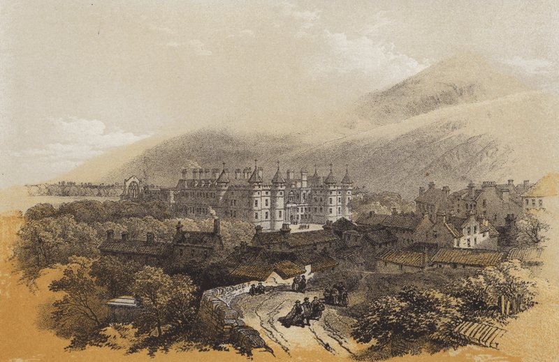 Palacio de Holyrood de James Duffield Harding