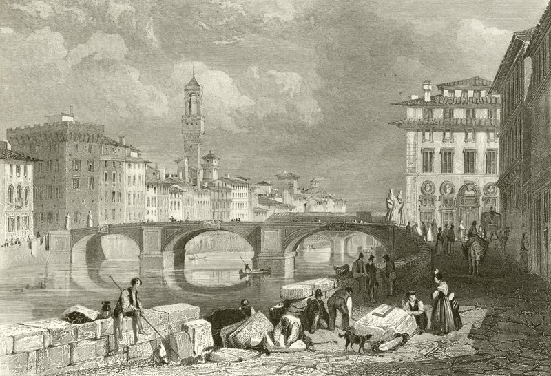 El Puente de Santa Trinita de James Duffield Harding