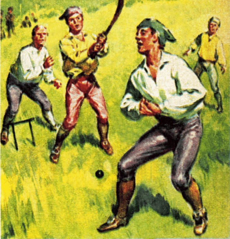 Cricket temprano con dos tocones de James Edwin McConnell